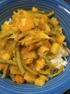 A picture of Rice and vegetable stir-fry.