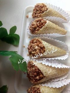 صورة لوصفة حلوة الكورني المنقوش