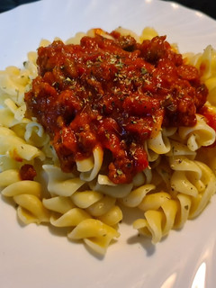 Una foto de Fusilli alla carne