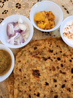 A picture of Besan ki Roti.