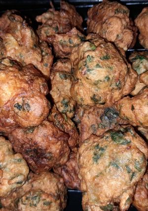 Una foto de Buñuelos de acelga