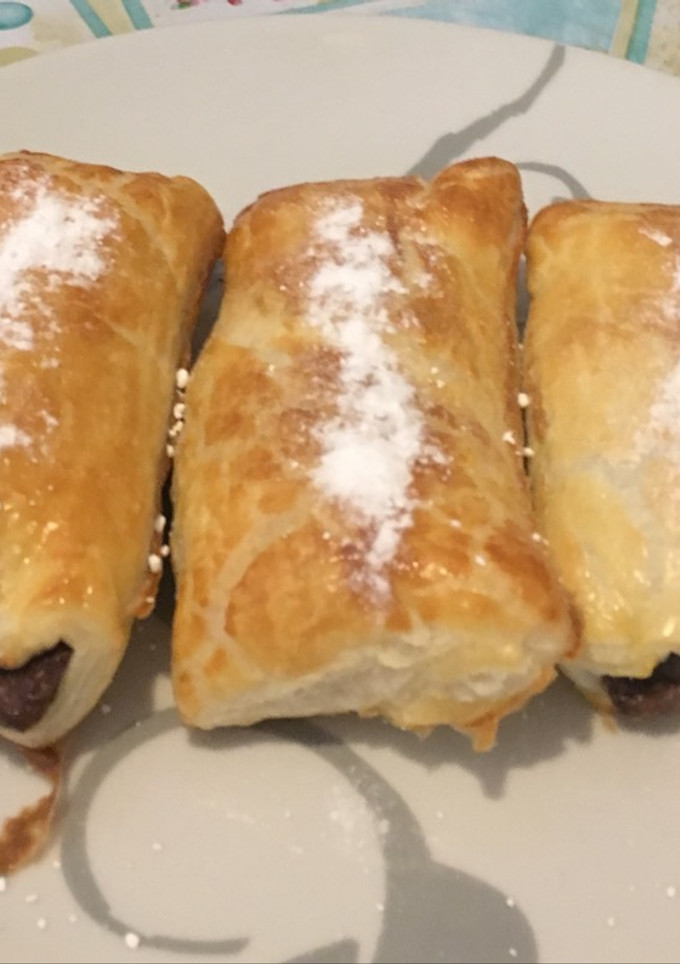 Una foto de Napolitana de chocolate