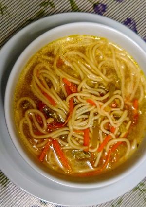 চিকেন থুকপা রেসিপির প্রধান ছবি