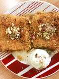 Kunafeh with nuts