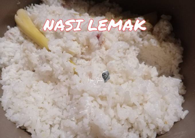 Nasi lemak sedap tak ingat