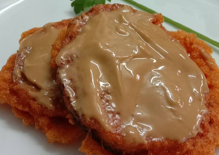 Keledek goreng peanut butter menawan
