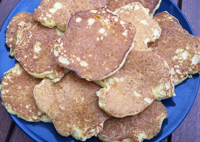 Ricetta di Qualsiasi notte della settimana 49 • Johnny cakes, pancakes di polenta 🇺🇸
