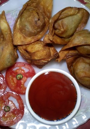 A picture of Chicken Wontons.
