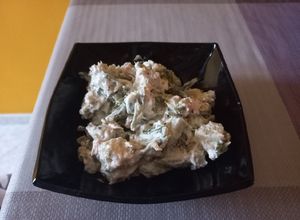 Foto di Insalata di patate tonno e fagiolini con philadelfia