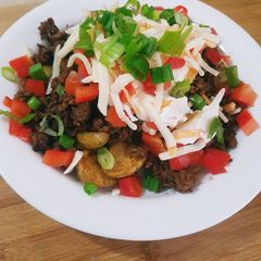 A picture of Taco Spuds 🥔🌮.