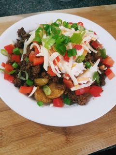 A picture of Taco Spuds 🥔🌮.