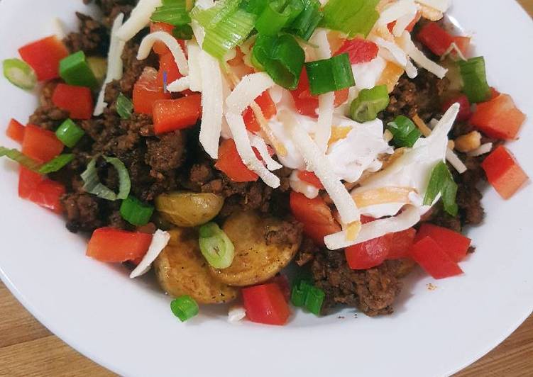 Easiest Way to Cook Delicious Taco Spuds 🥔🌮