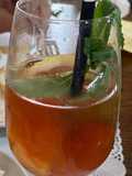 Lemon grass and mint green tea