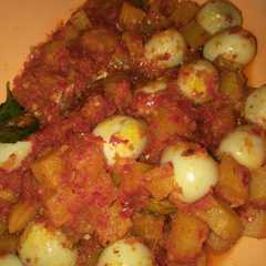 Balado kentang telur puyuh রেসিপির প্রধান ছবি