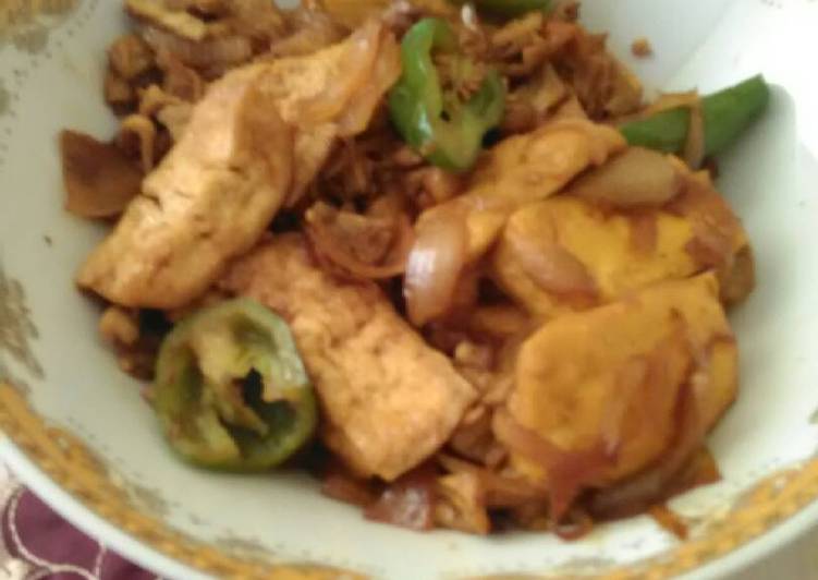 Tahu & Telur Kecap Gendoot