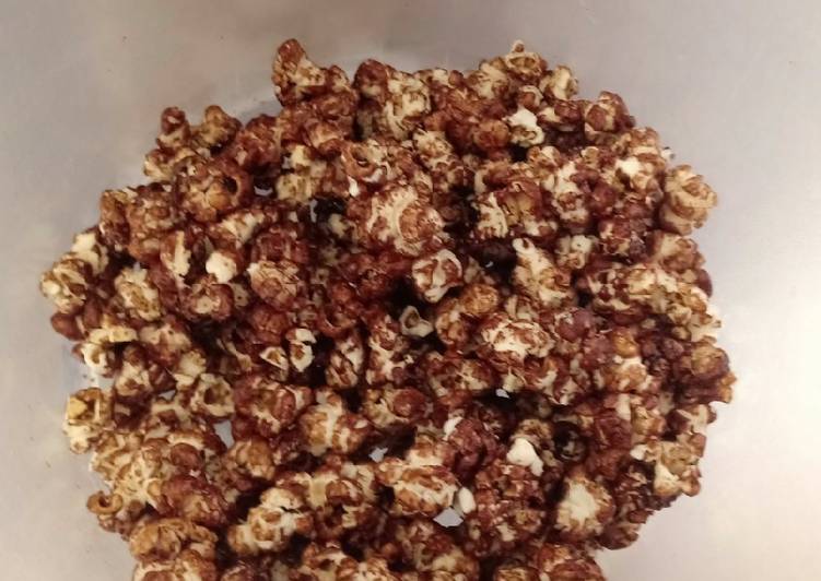 Pop corn coklat