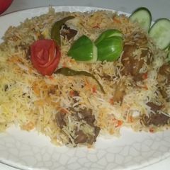 A picture of Mazaidar Mutton Teh wali biryani.