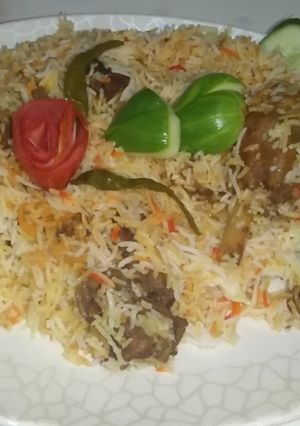 A picture of Mazaidar Mutton Teh wali biryani.
