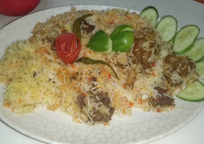 Mazaidar Mutton Teh wali biryani