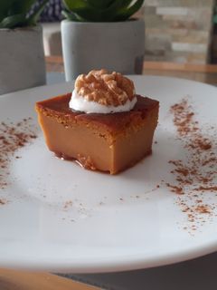 Una foto de Pastel calabaza