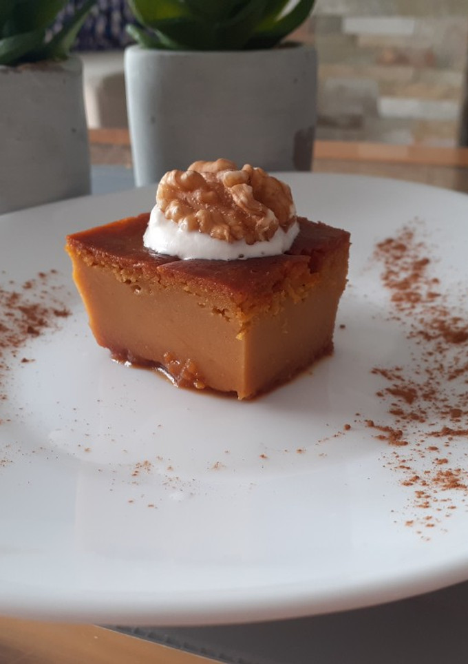 Una foto de Pastel calabaza