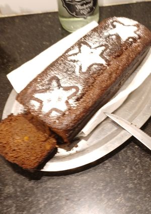 Una foto de Budín de calabaza y harina de algarroba sin TACC