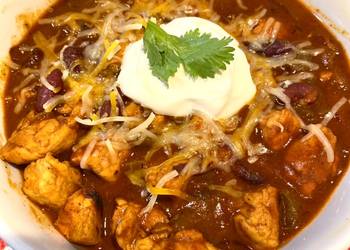 Easiest Way to Make Delicious Hearty chili chicken