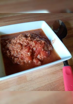 Una foto de Salsa de atún para acompañar pasta o arroz 🐟💙🙌