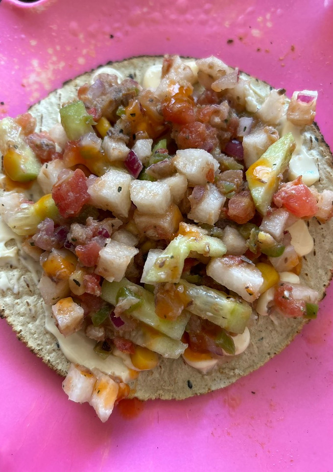 Una foto de Tostadas de atún