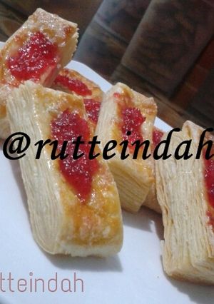 Foto resep Strawberry Puff Pastry