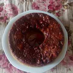A picture of Budín de pan caramelizado.
