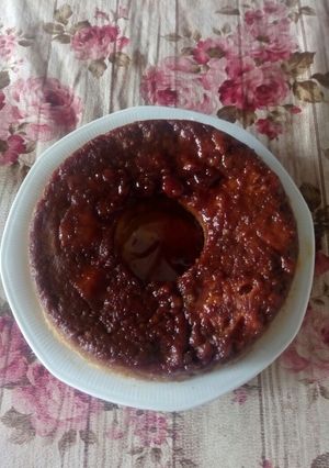 Una foto de Budín de pan caramelizado