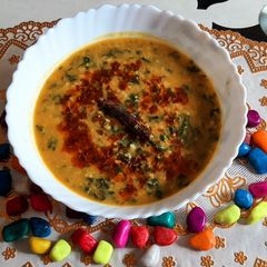 A picture of Dal palak.