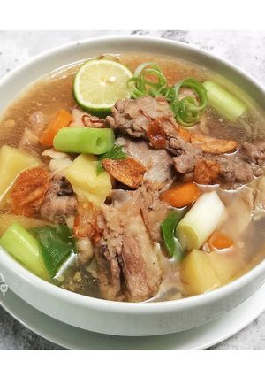 Foto resep SOP IGA bumbu tiga dapurVY