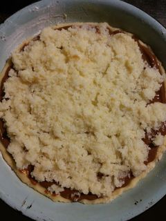 Una foto de Tarta de coco y dulce de leche