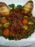 Cotechino con lenticchie e verdure light