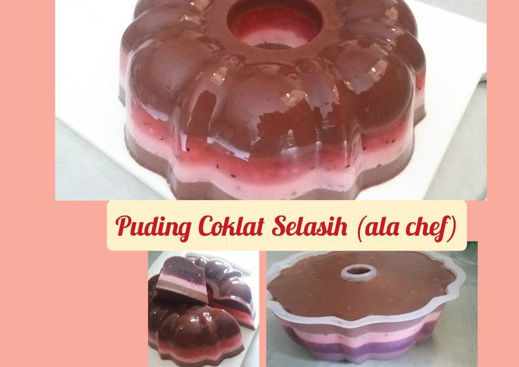 Puding Coklat Selasih (ala chef)