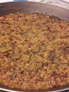 Una foto de Paella de verduras
