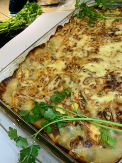 Foto de Bacalhau com “natas” e batata doce