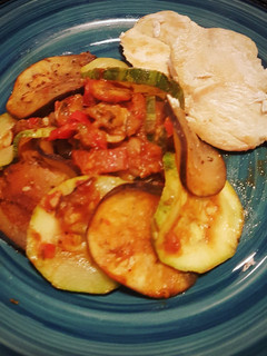 Una foto de Ratatouille en sartén