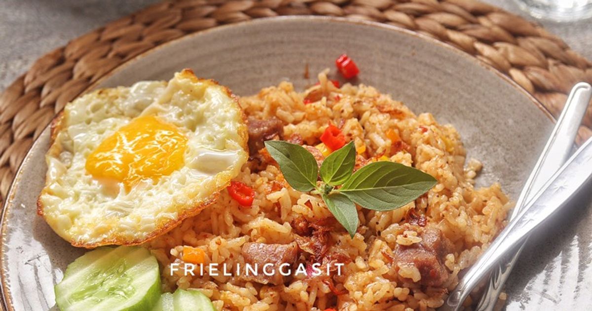 Resep Nasi Empal Dengan Rice Cooker oleh Frielingga Sit - Cookpad