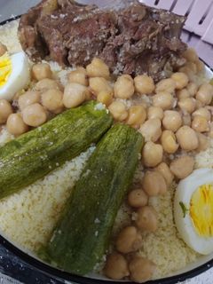 صورة لوصفة بربوشة بصوص بيضاء ولا أروع