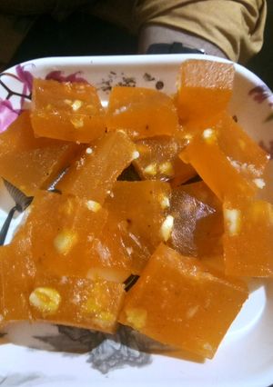 A picture of Halwa (cornflour).