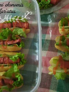 Foto resep Hotdog mini ekonomis