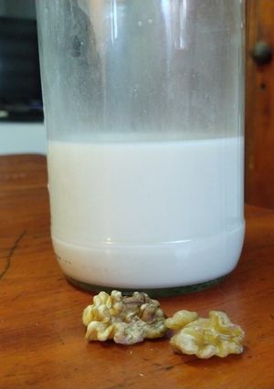 Una foto de Leche de nuez (vegana)