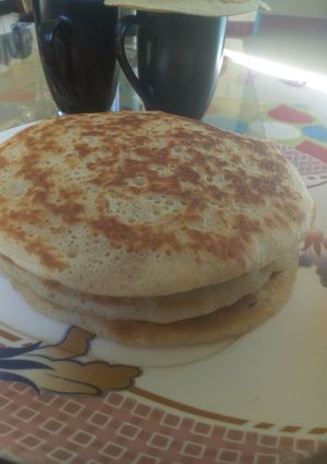 A picture of Fluffy pancakes.