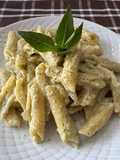 Pasta al pesto de almendras