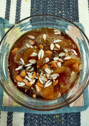 A picture of Khubani Ka Meetha.