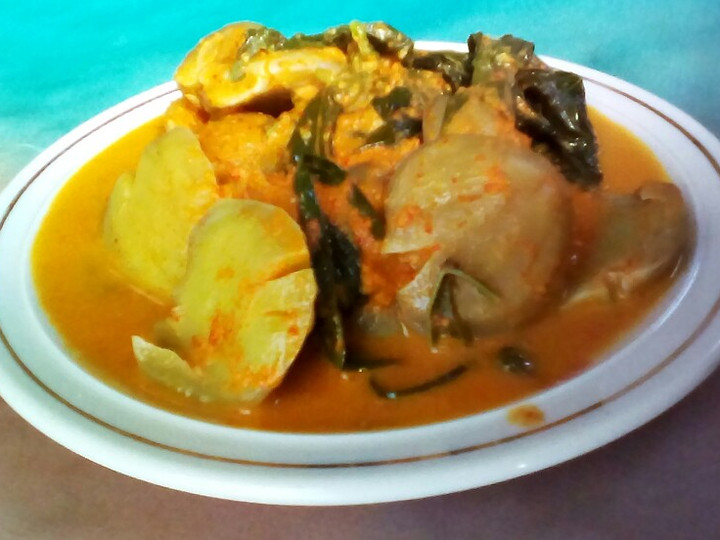 Bagaimana Membuat Gulai jengkol daun singkong bumbu padang Anti Gagal