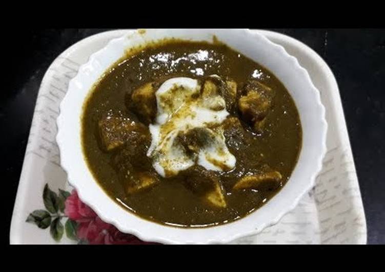 Simple Way to  Palak Paneer